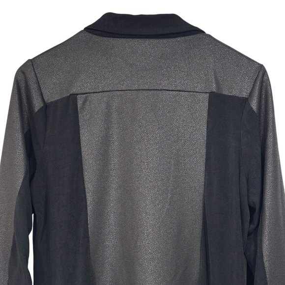 Travelers by Chicos Black Open Cardigan Jacket Size 8/10 - Picture 6 of 8